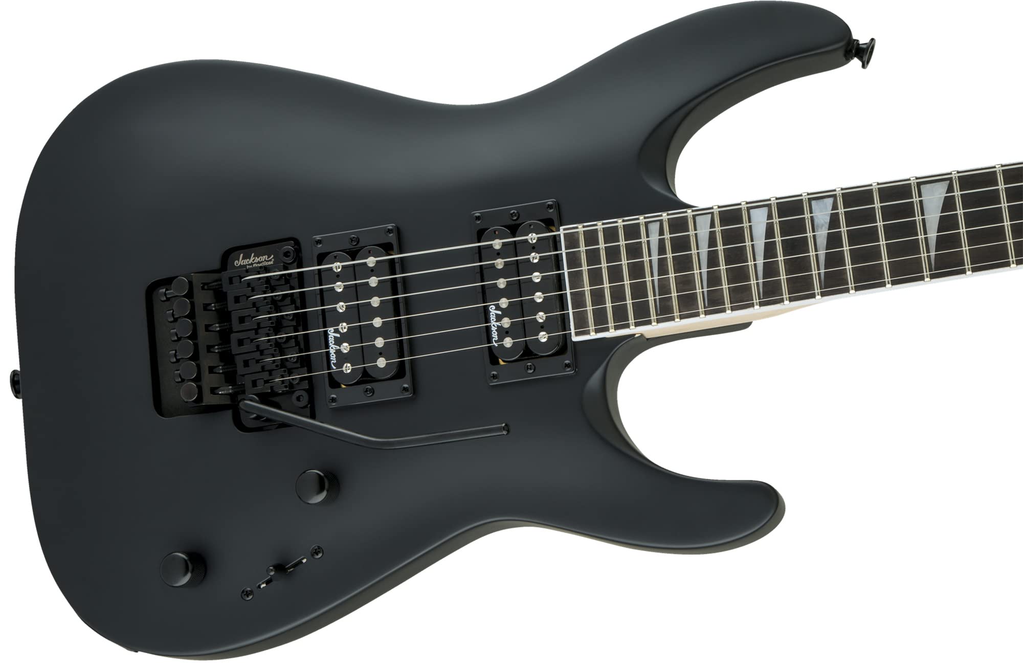 Jackson JS Series Dinky Arch Top JS32 DKA Electric Guitar - Satin Black w/ Instrument Cable