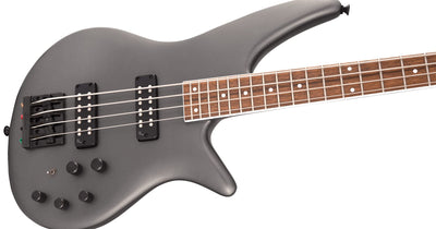 Jackson X Series Spectra Bass SBX IV Bass Guitar - Satin Graphite w/ Instrument Cable