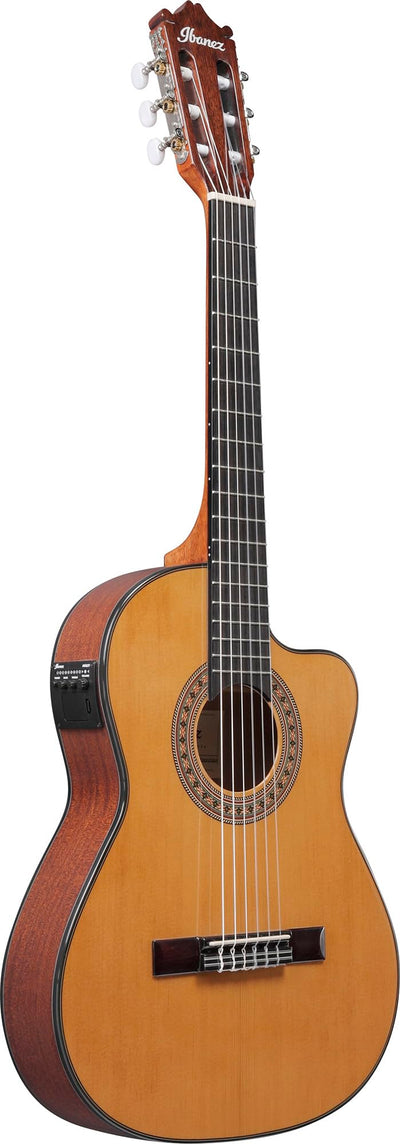 Ibanez GA5TCE3Q 3/4-Size Classical Acoustic-Electric Guitar - Amber High Gloss w/ Gig Bag