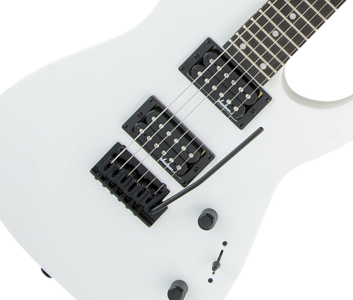 Jackson JS Series Dinky JS12 Electric Guitar - Snow White w/ Instrument Cable