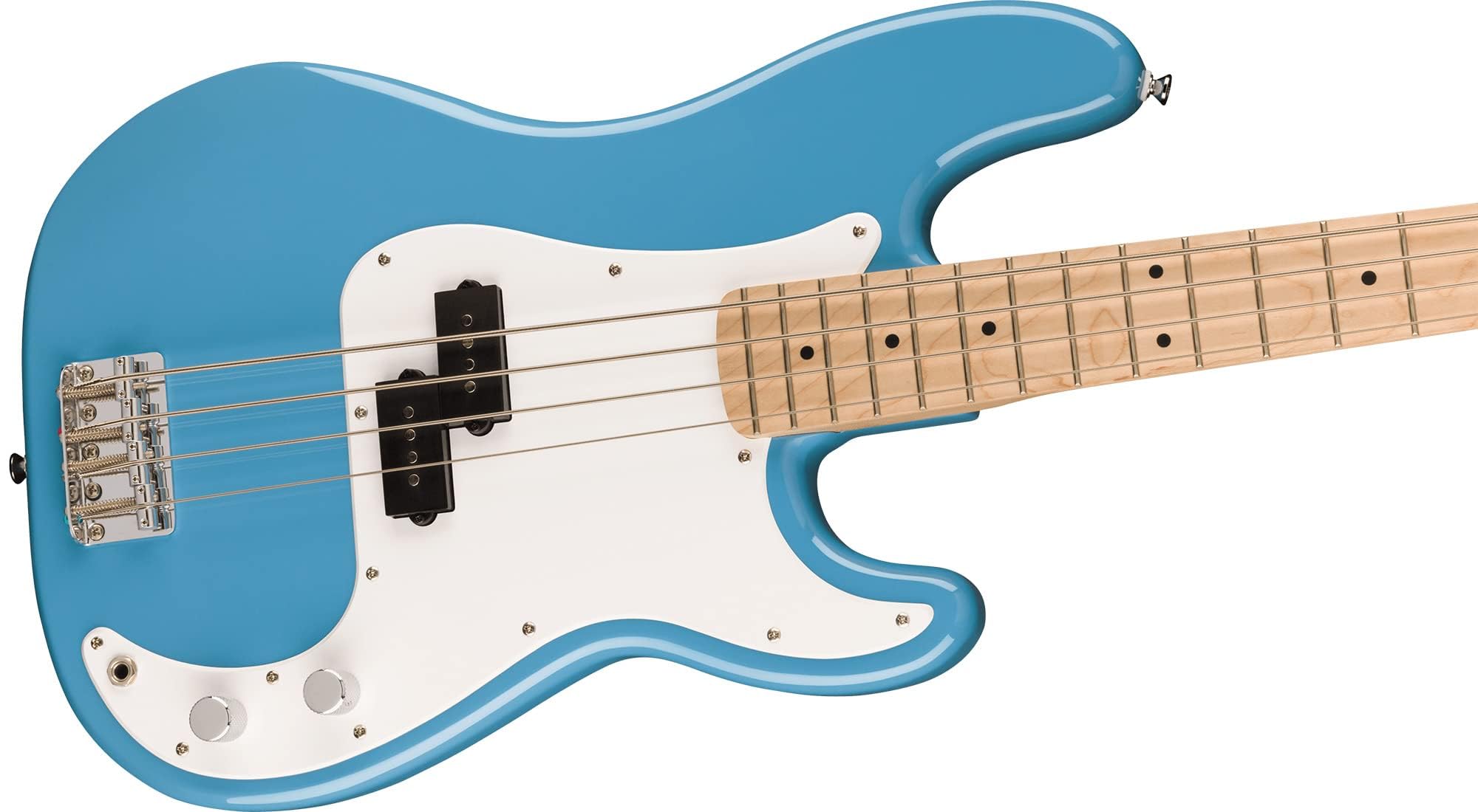 Fender Squier Sonic Precision Bass Guitar - California Blue w/ Mustang Micro