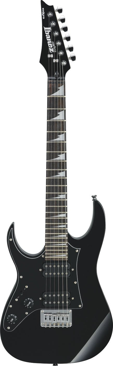 Ibanez GRGM21L RG Gio miKro Short-Scale Electric Guitar, Left Handed - Black Night
