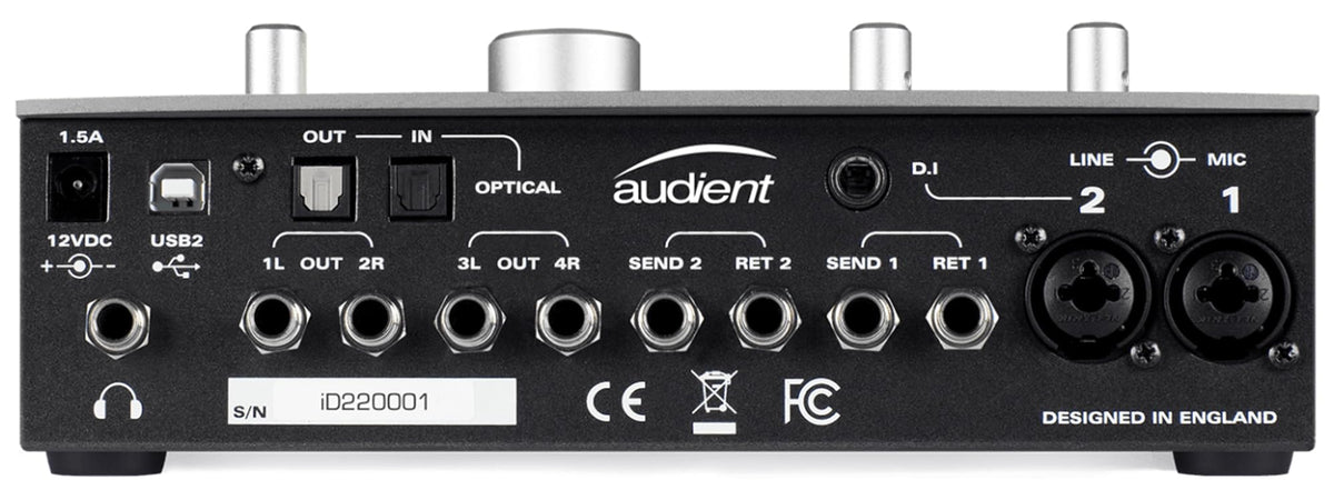 Audient iD22 10-In 14-Out Audio Interface w/ 4 Cables