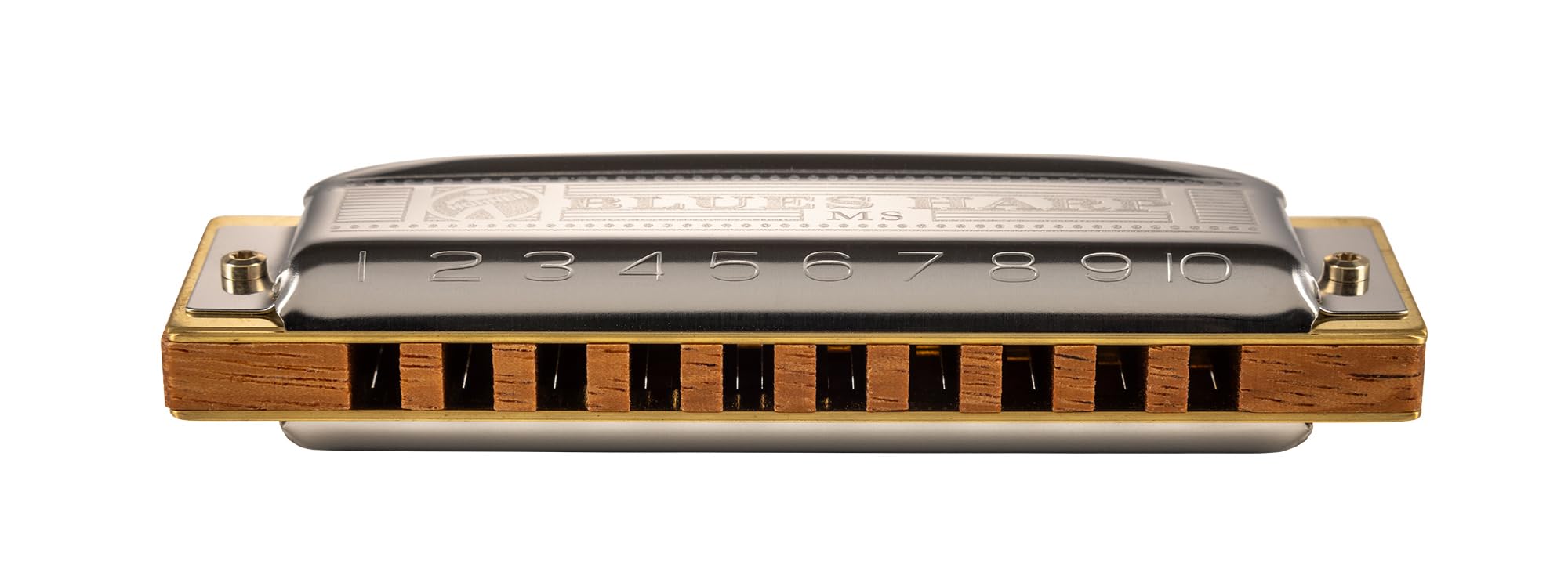 Hohner 532 Blues Harp MS Harmonica - Key of D w/ Key Stickers