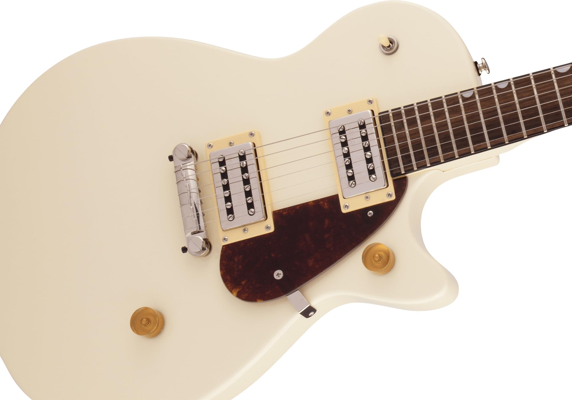 Gretsch G2210 Streamliner Junior Jet Club - Vintage White w/ Guitar Strap