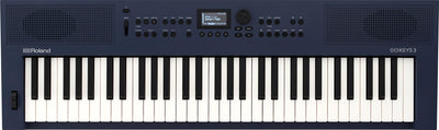 Roland GO:KEYS 3 Music Creation Keyboard - Midnight Blue w/ Adjustable Bench