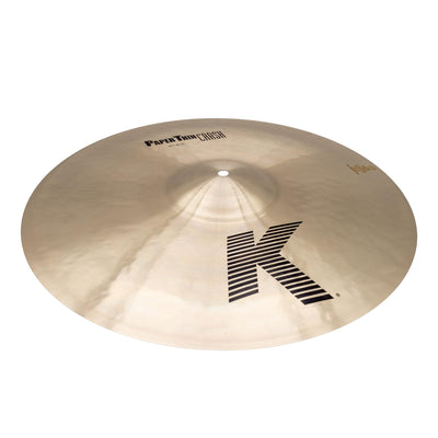 Zildjian K2818 18" K Paper Thin Crash Cymbal w/ Drumstick Bag