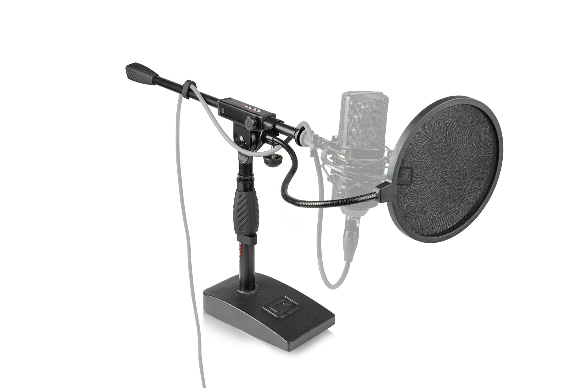 Gator Bass Drum and Amp Mic Stand MIC-0821 w/ XLR Cable