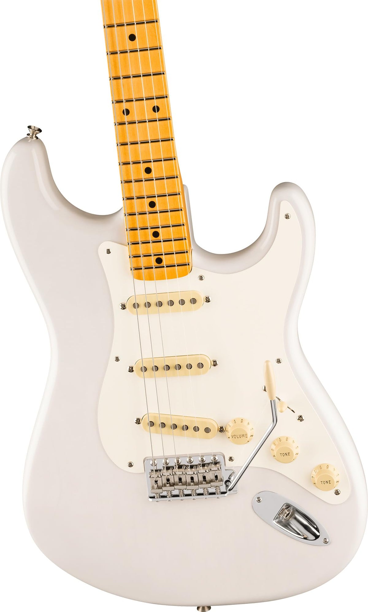 Fender Eric Johnson Stratocaster - White Blonde w/ Guitar Cleaning Kit