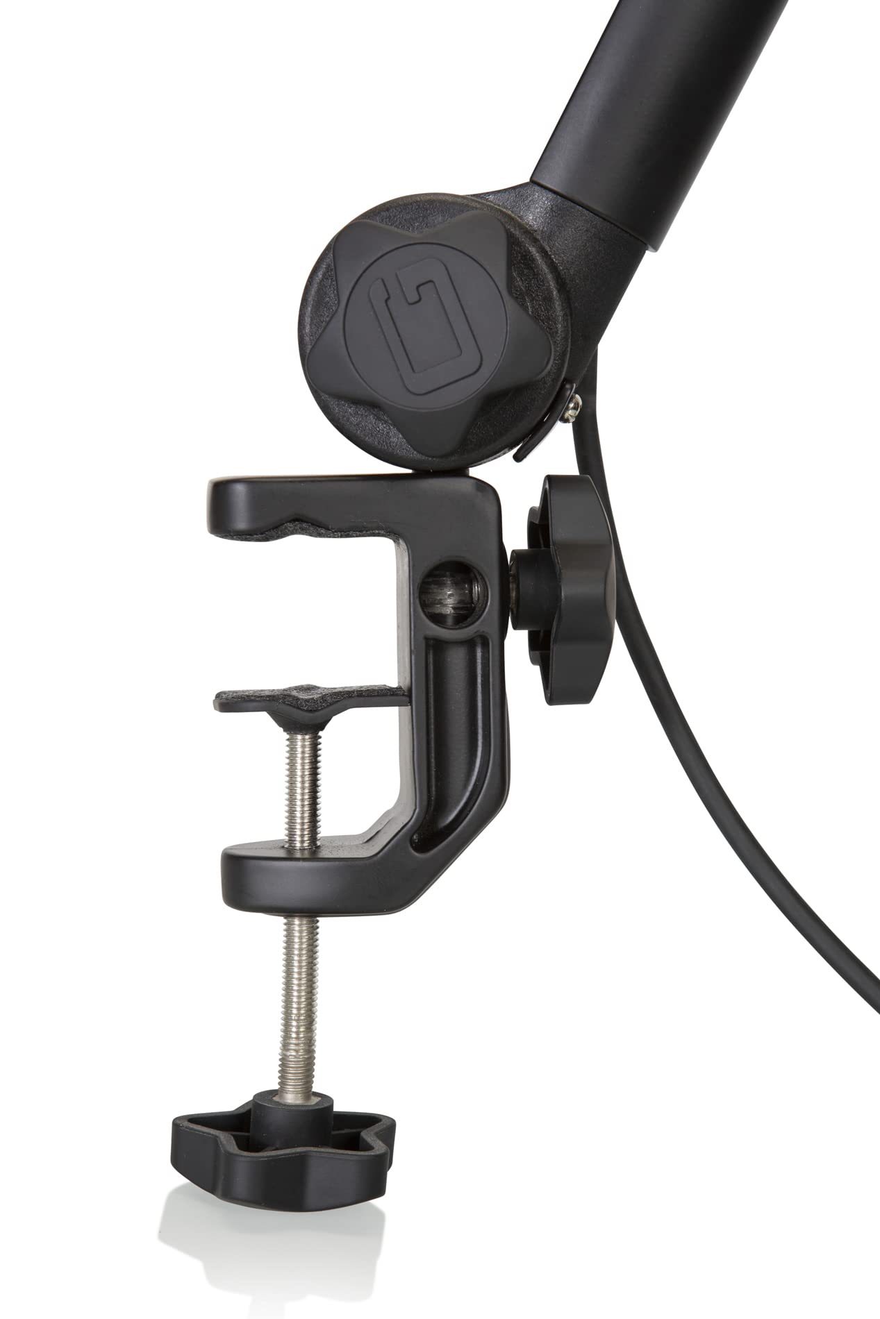 Gator Deluxe Frameworks Desktop Mic Boom Stand w/ XLR Cable