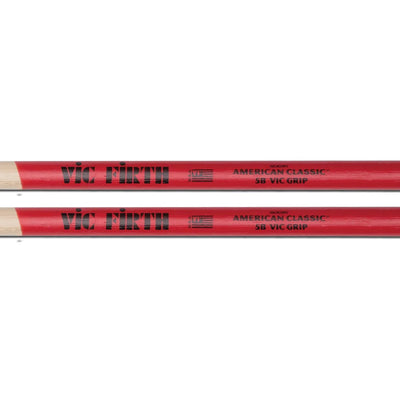 Vic Firth American Classic 5B Vic Grip Drumsticks - 6 Pack