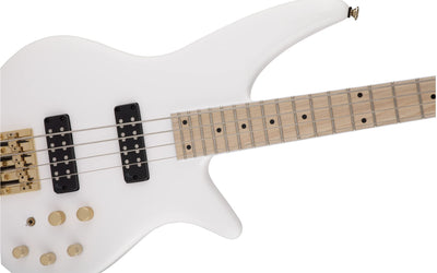Jackson X Series Spectra Bass SBXM IV Bass Guitar - Snow White w/ Instrument Cable