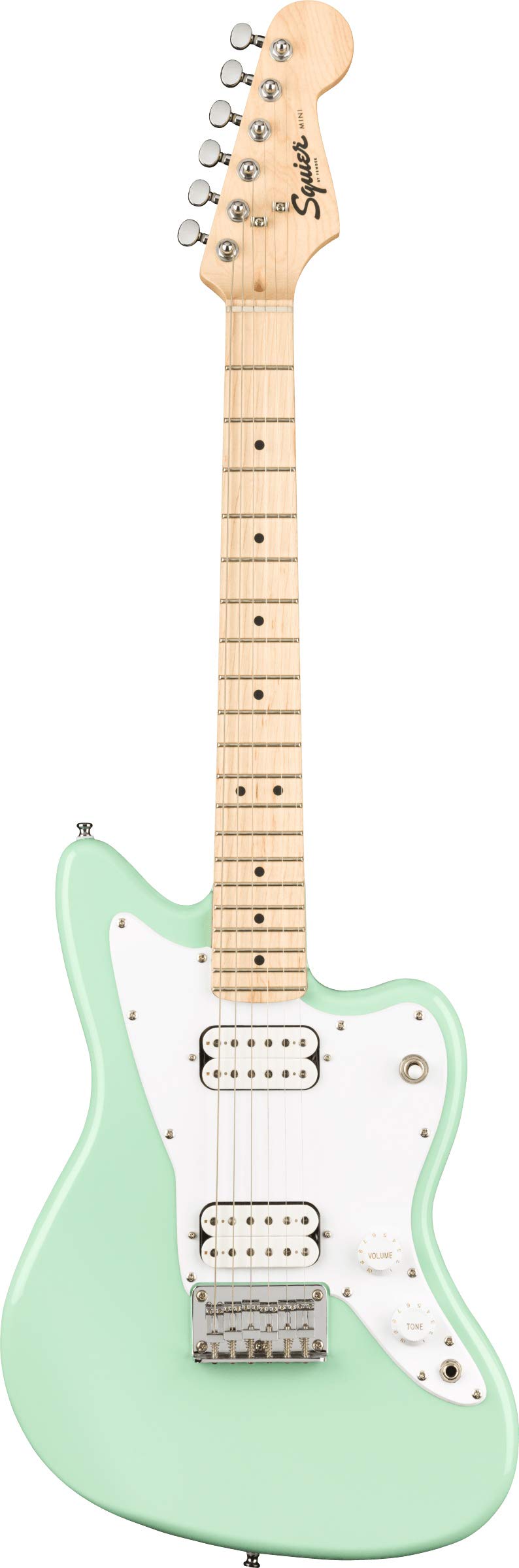 Fender Squier 3/4-Size Kids Mini Jazzmaster HH - Surf Green w/ Amplifier