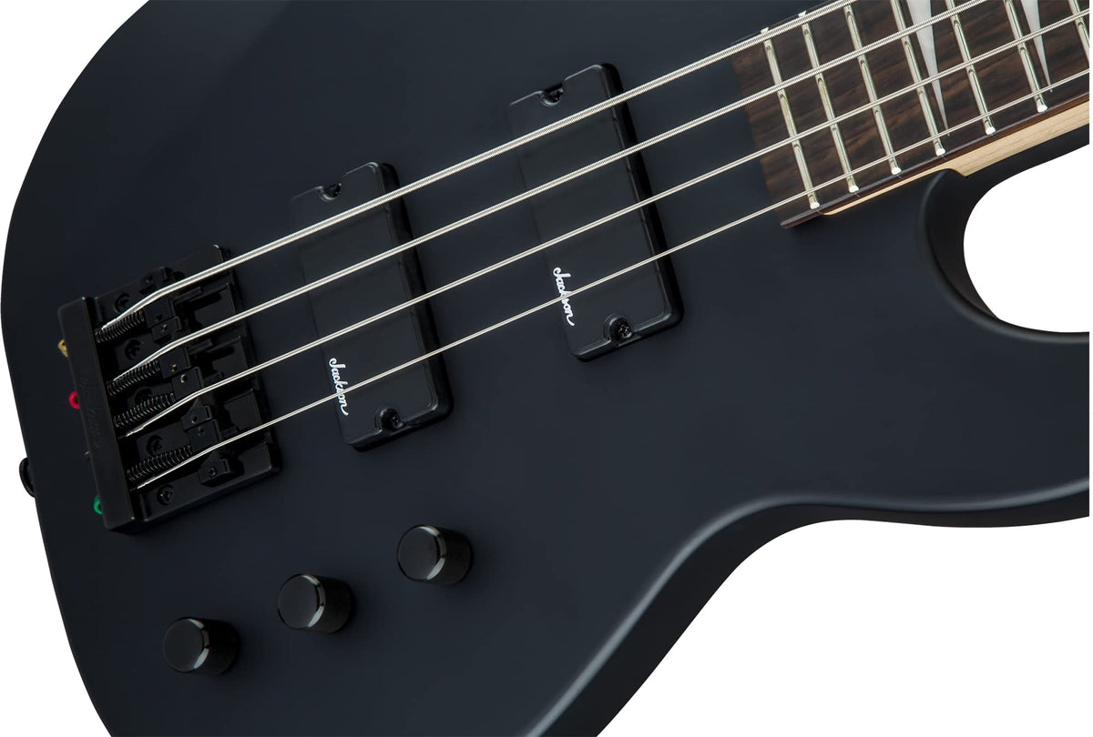Jackson JS Series Concert Bass JS2 Bass Guitar - Satin Black w/ Instrument Cable
