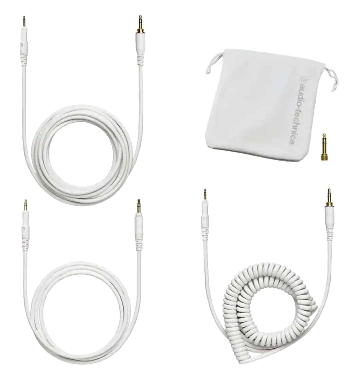 Audio-Technica ATH-M50x Professional Monitor Headphones - White w/ Case
