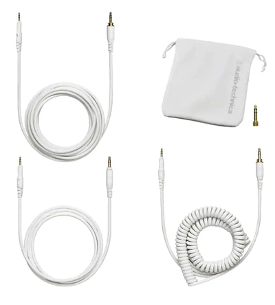 Audio-Technica ATH-M50x Professional Monitor Headphones - White w/ Case