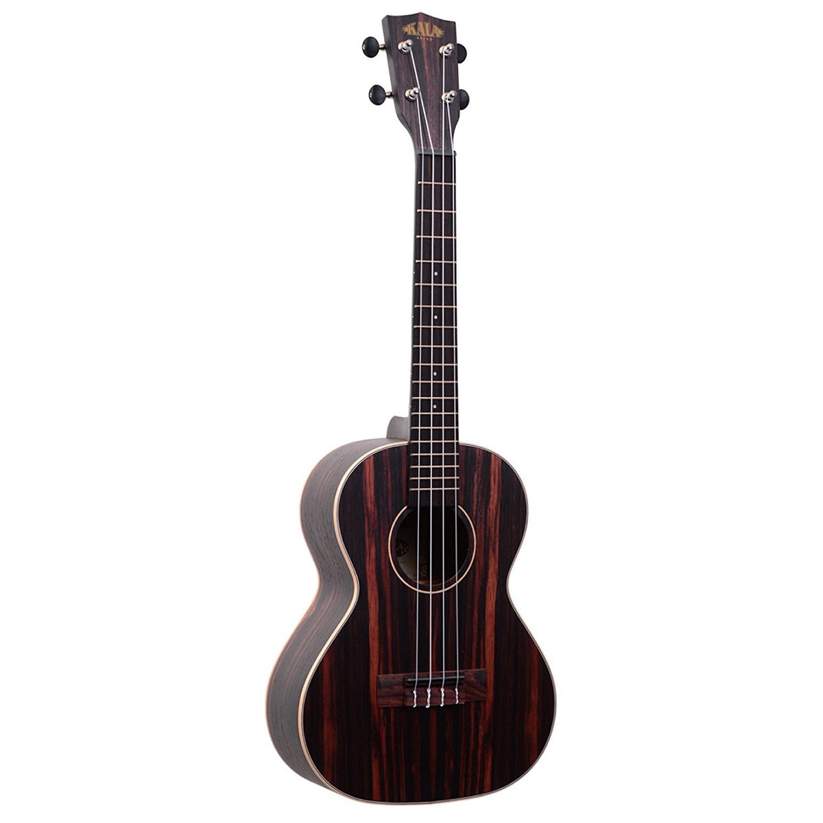 Kala KA-EBY-T Striped Ebony Tenor Ukulele w/ Hard Case