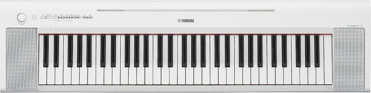 Yamaha NP-15 61-Key Piaggero Portable Keyboard - White