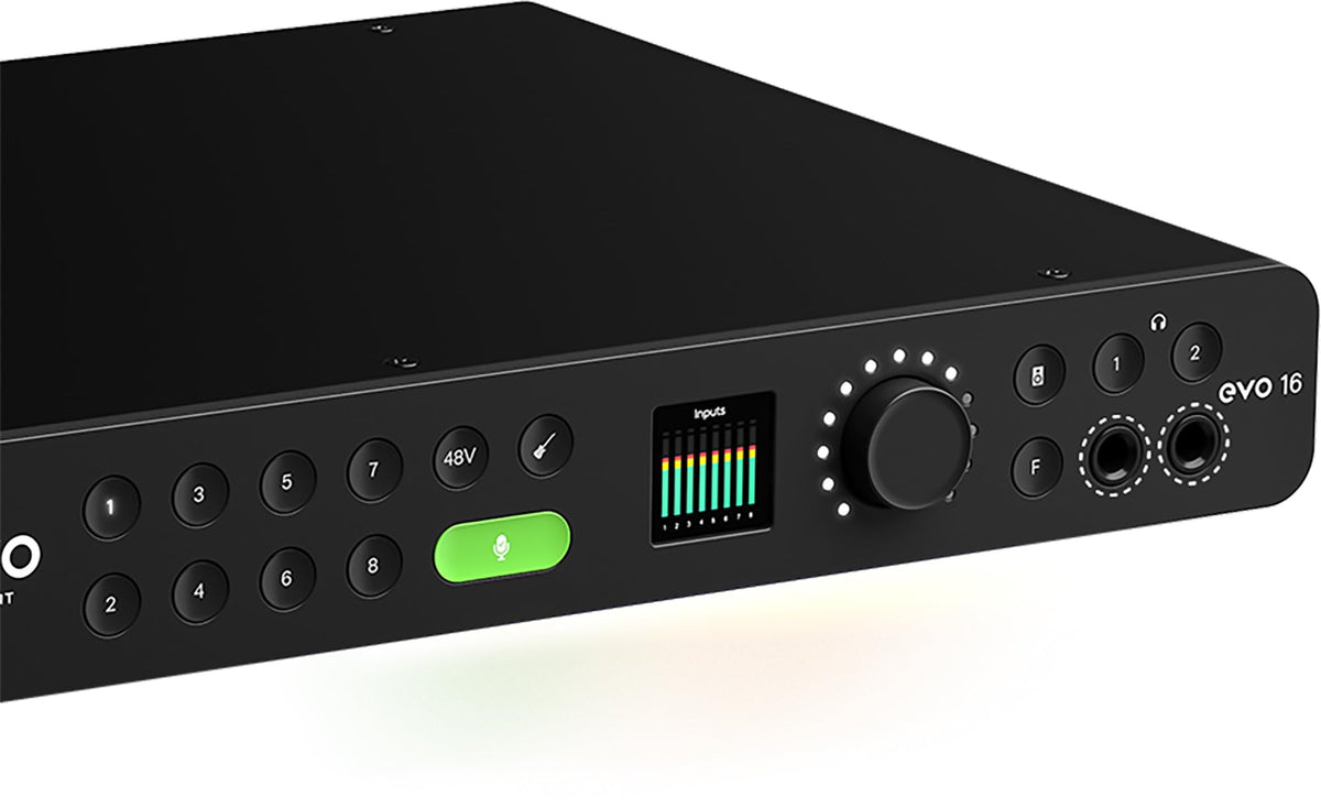 Audient EVO 16 24-In 24-Out USB Audio Interface w/ Instrument Cable