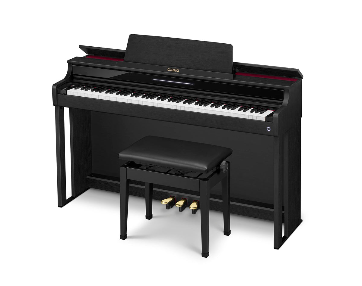 Casio AP-550 Celviano 88-Key Digital Piano - Black w/ Headphones