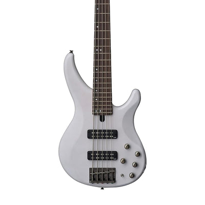 Yamaha TRBX505 5-String Premium Electric Bass Guitar - Translucent White