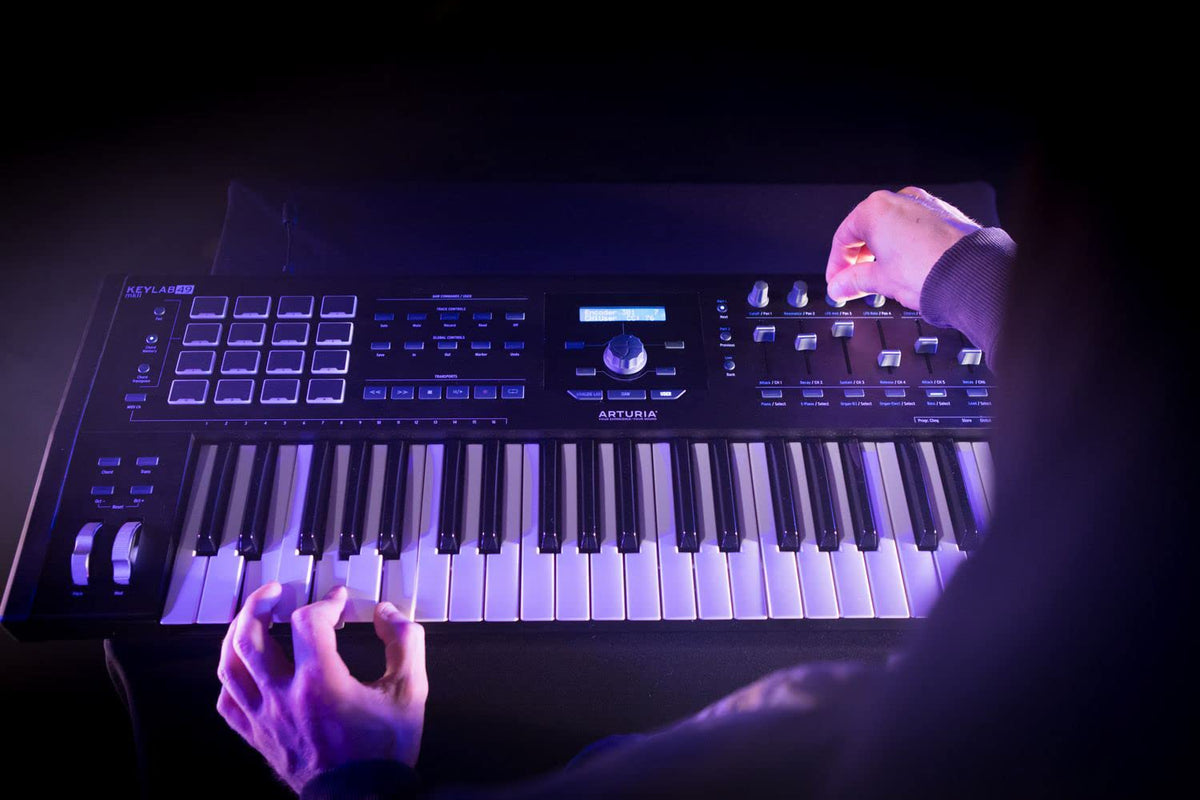Arturia KeyLab 49 MkII Keyboard Controller - Black w/ Sustain Pedal