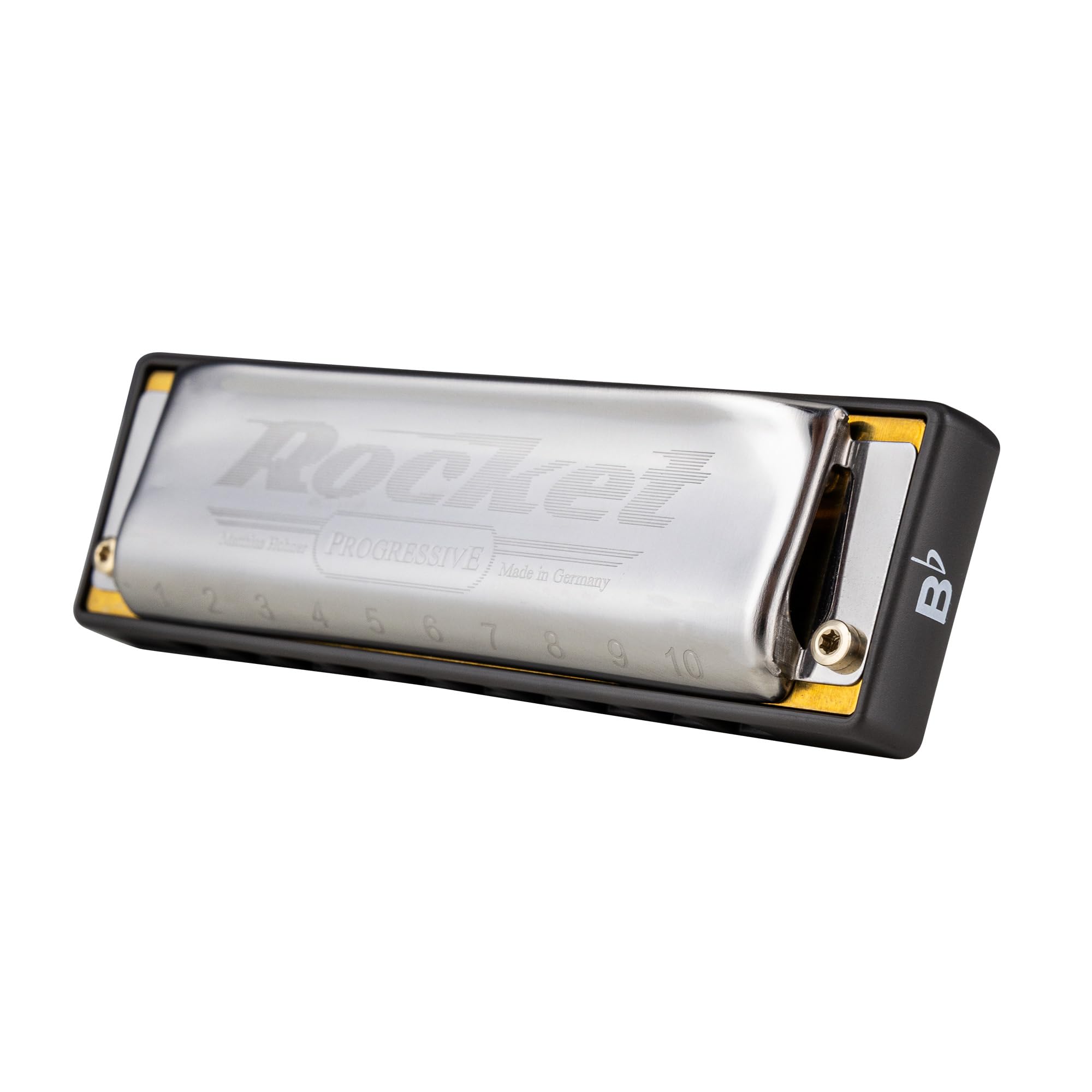 Hohner Progressive Rocket Harmonica - Key of B Flat w/ Case