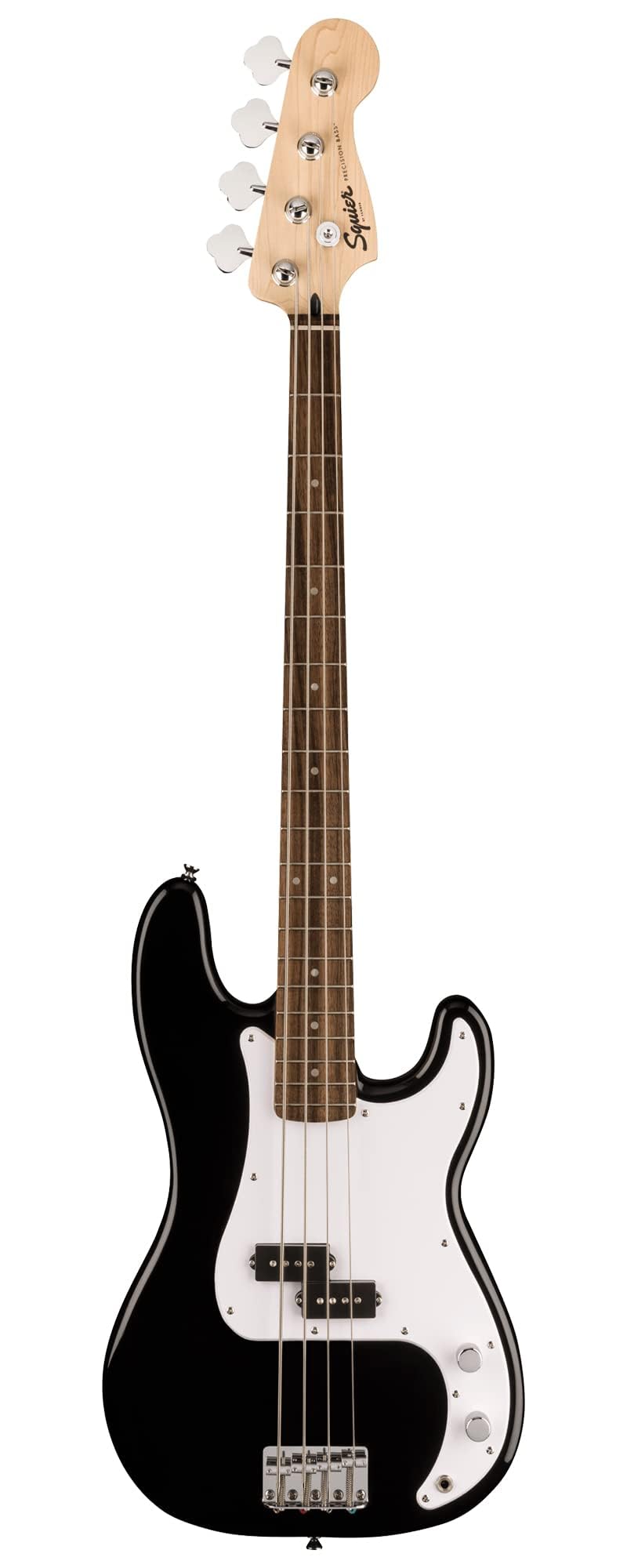 Fender Squier Sonic Precision Bass Guitar - Black w/ Mustang Micro