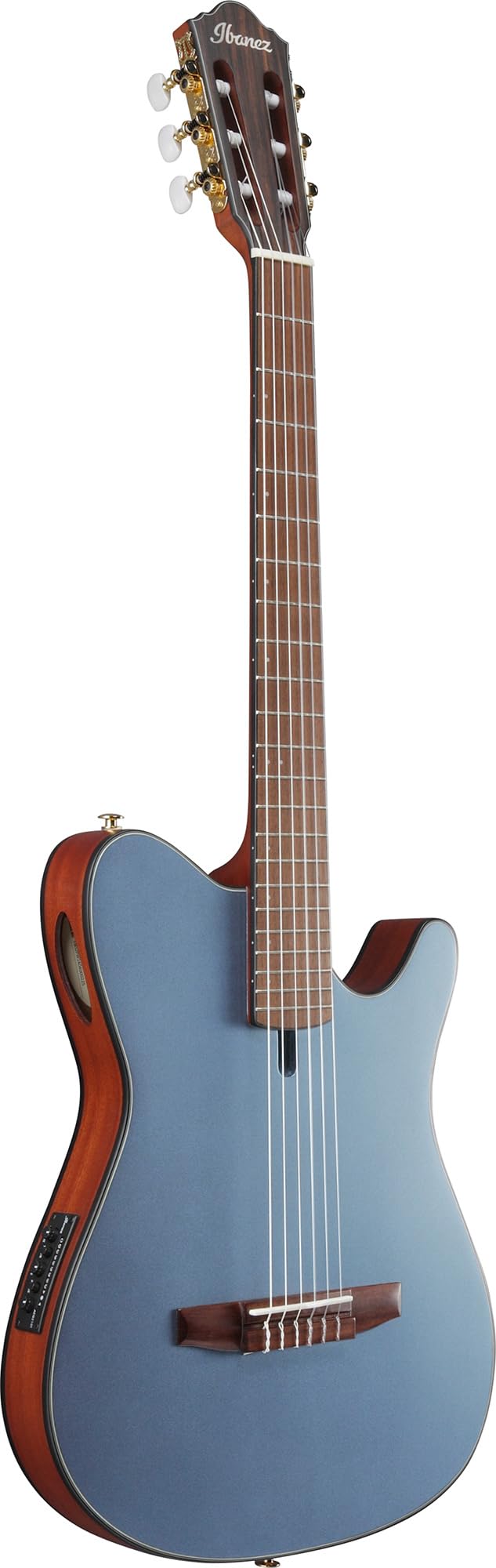 Ibanez FRH10N FRH Acoustic-Electric Guitar - Indigo Blue Metallic Flat w/ Gig Bag
