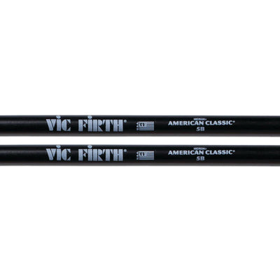 Vic Firth American Classic 5B Black Drumsticks - 12 Pack