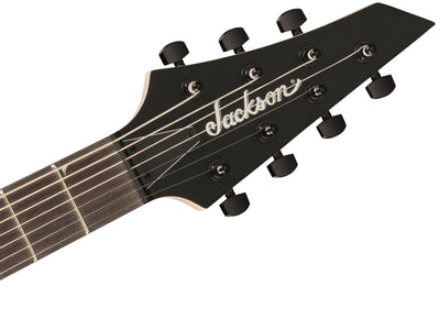 Jackson JS Series Rhoads JS22-7 RR HT 7-String Electric Guitar - Satin Black w/ Instrument Cable