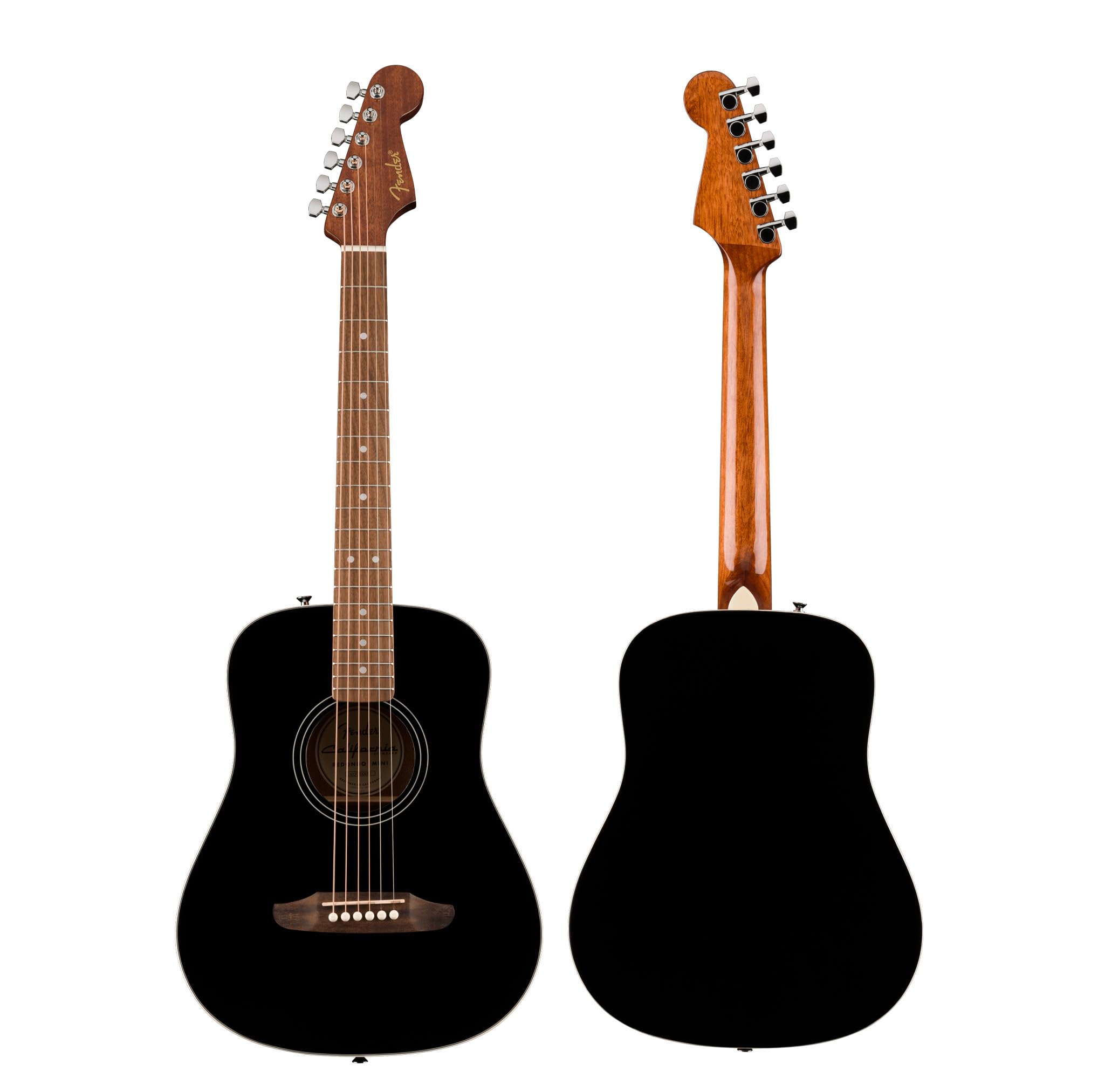 Fender FA-15 3/4-Scale Kids Steel String Acoustic Guitar - Black w/ Gig Bag