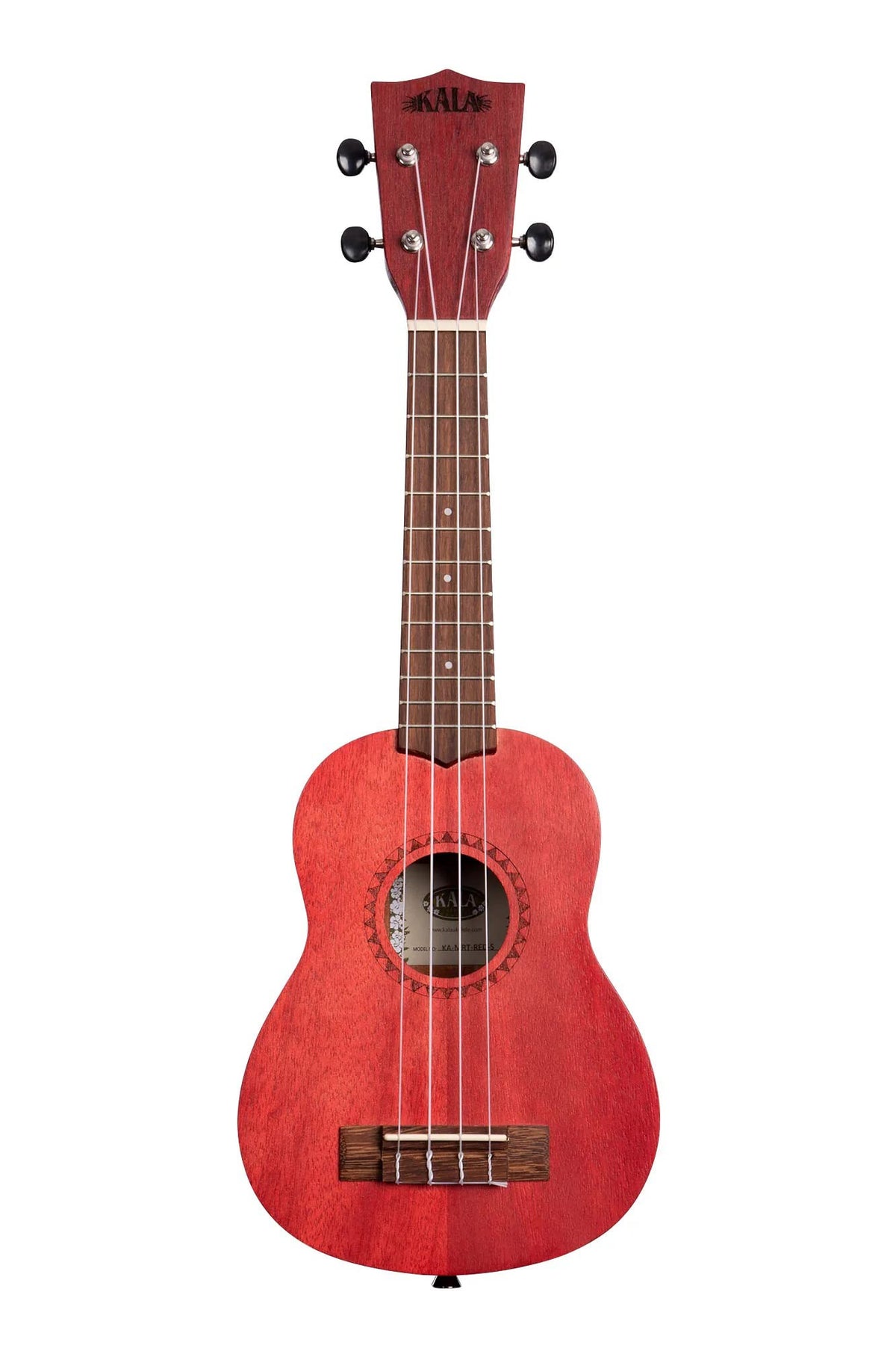 Kala MRT-RED-S Modern Meranti Soprano Ukulele - Adobe Red w/ Gig Bag