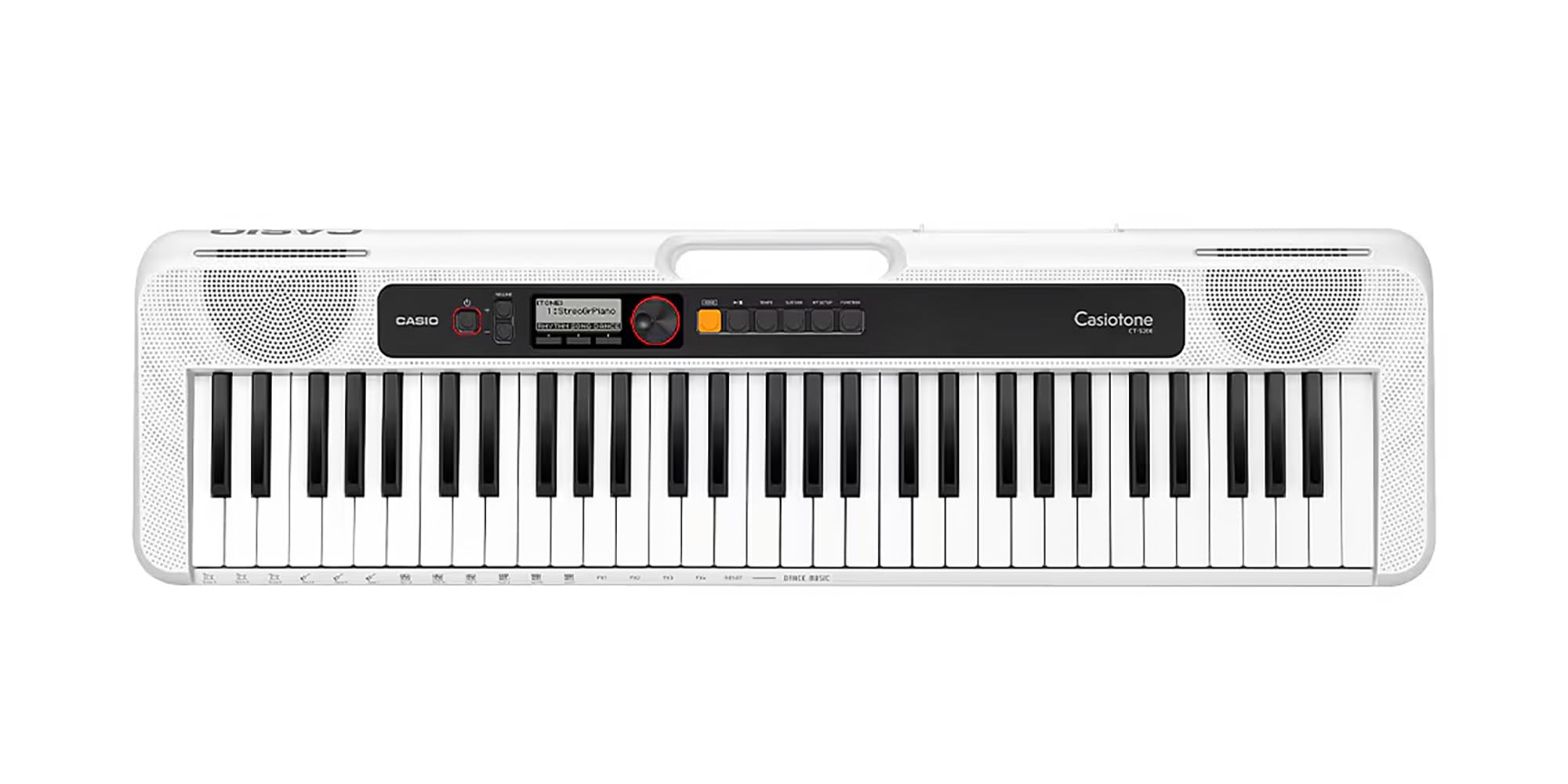 Casio CT-S200 Casiotone 61-Key Keyboard - White w/ Headphones