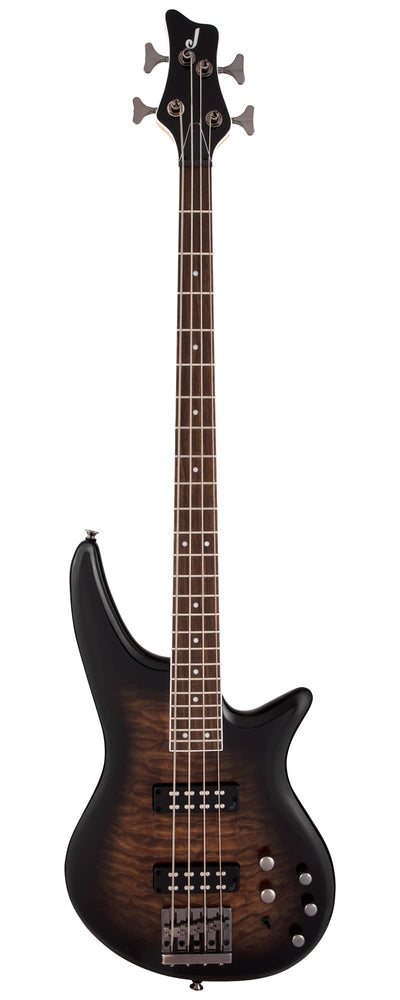 Jackson JS Series Spectra Bass JS3Q Bass Guitar - Dark Sunburst w/ Instrument Cable