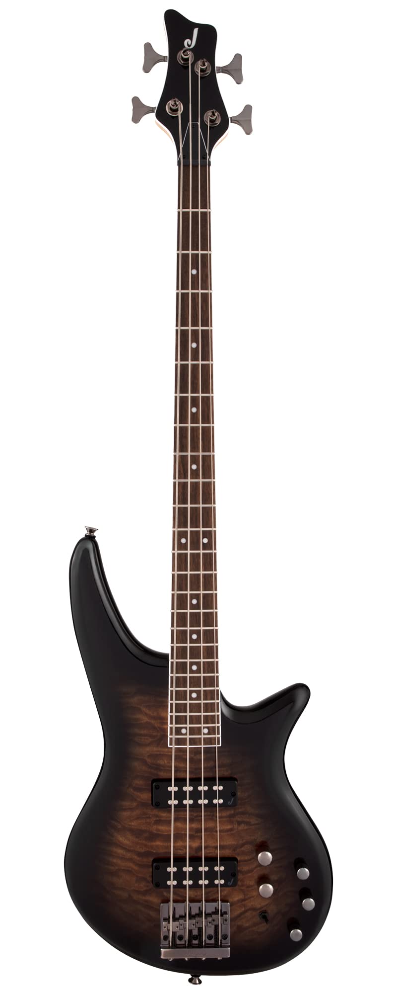 Jackson JS Series Spectra Bass JS3Q Bass Guitar - Dark Sunburst w/ Instrument Cable