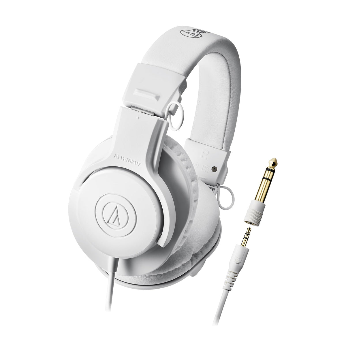 Audio-Technica ATH-M20xWH Professional Monitor Headphones - White w/ Case