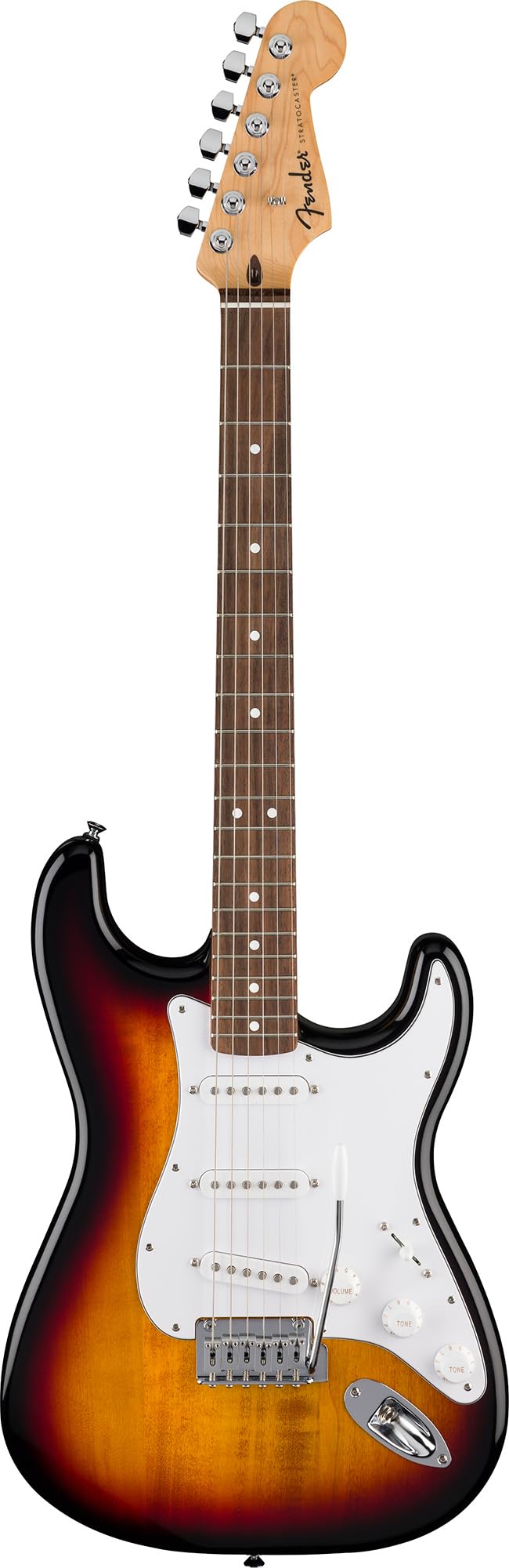 Fender Standard Stratocaster - 3-Color Sunburst w/ Guitar Cleaning Kit