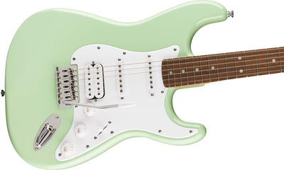 Fender Squier Sonic Stratocaster HSS - Surf Green w/ Mustang Micro