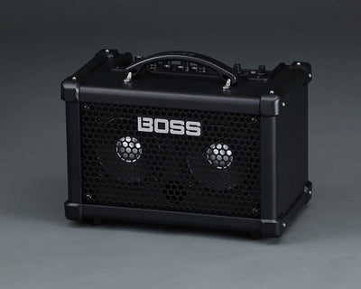 Boss Dual Cube LX Portable Bass Guitar Combo Amplifier w/ Instrument Cable