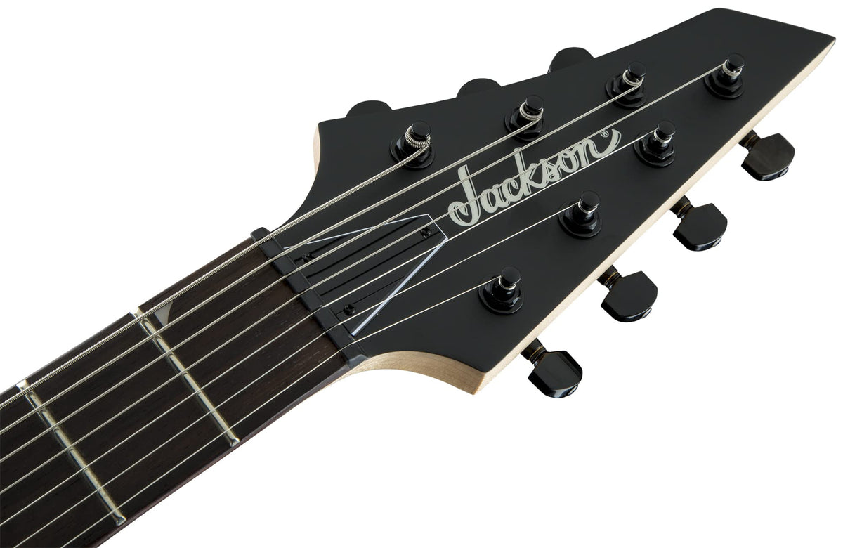 Jackson JS Series Dinky Arch Top JS22-7 DKA HT Electric Guitar - Satin Black w/ Instrument Cable