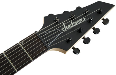 Jackson JS Series Dinky Arch Top JS22-7 DKA HT Electric Guitar - Satin Black w/ Instrument Cable