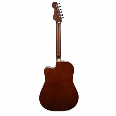 Fender California Redondo CE Dreadnought Acoustic-Electric Guitar - Garnet Burst w/ Gig Bag