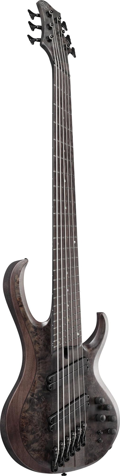 Ibanez BTB806MS 6-String Electric Bass - Transparent Gray Flat w/ Gig Bag