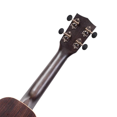 Kala KA-EBY-S Striped Ebony Soprano Ukulele w/ Gig Bag