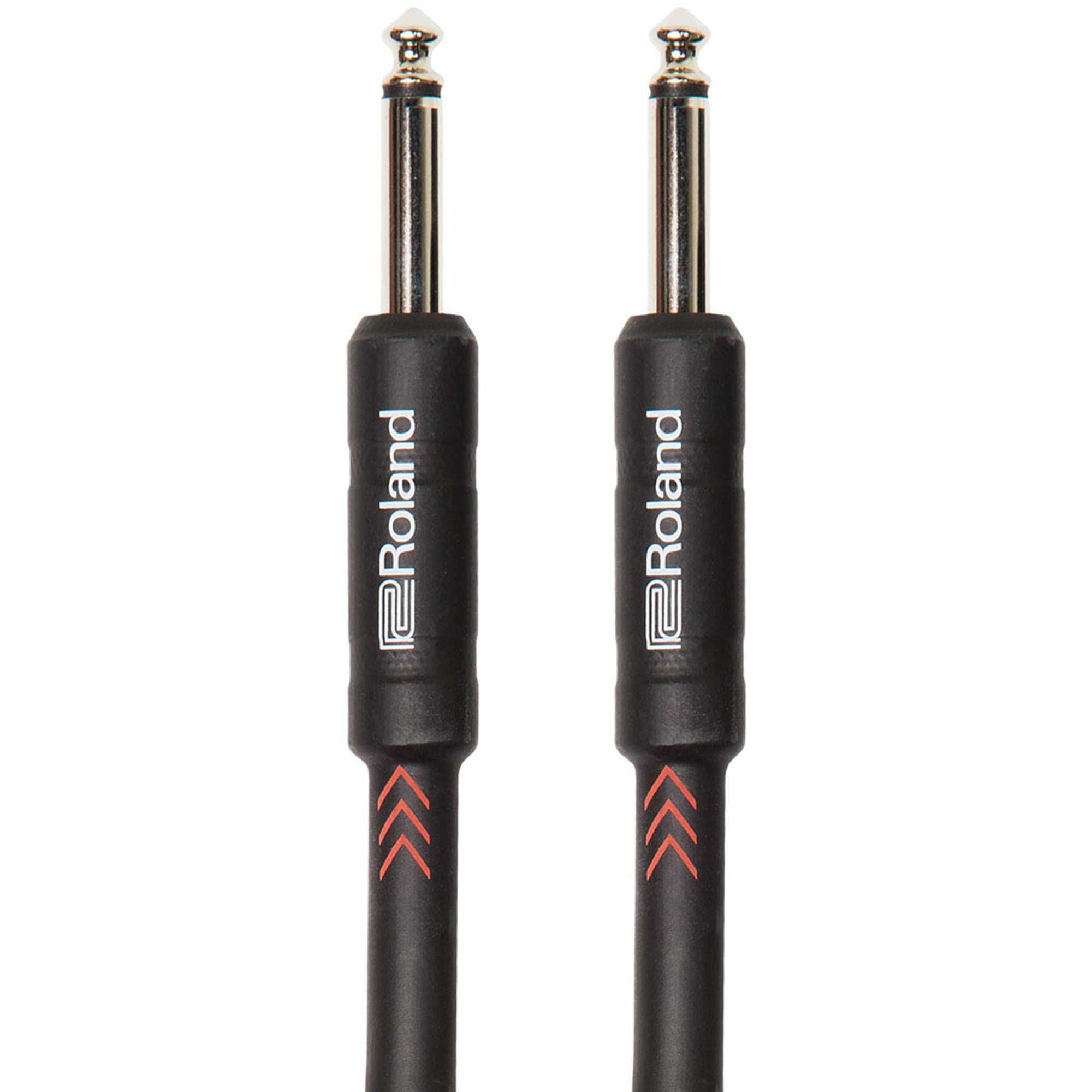 Roland 15-Foot Instrument Cable, Straight-Straight, Black Series - 1 Pack w/ Picks