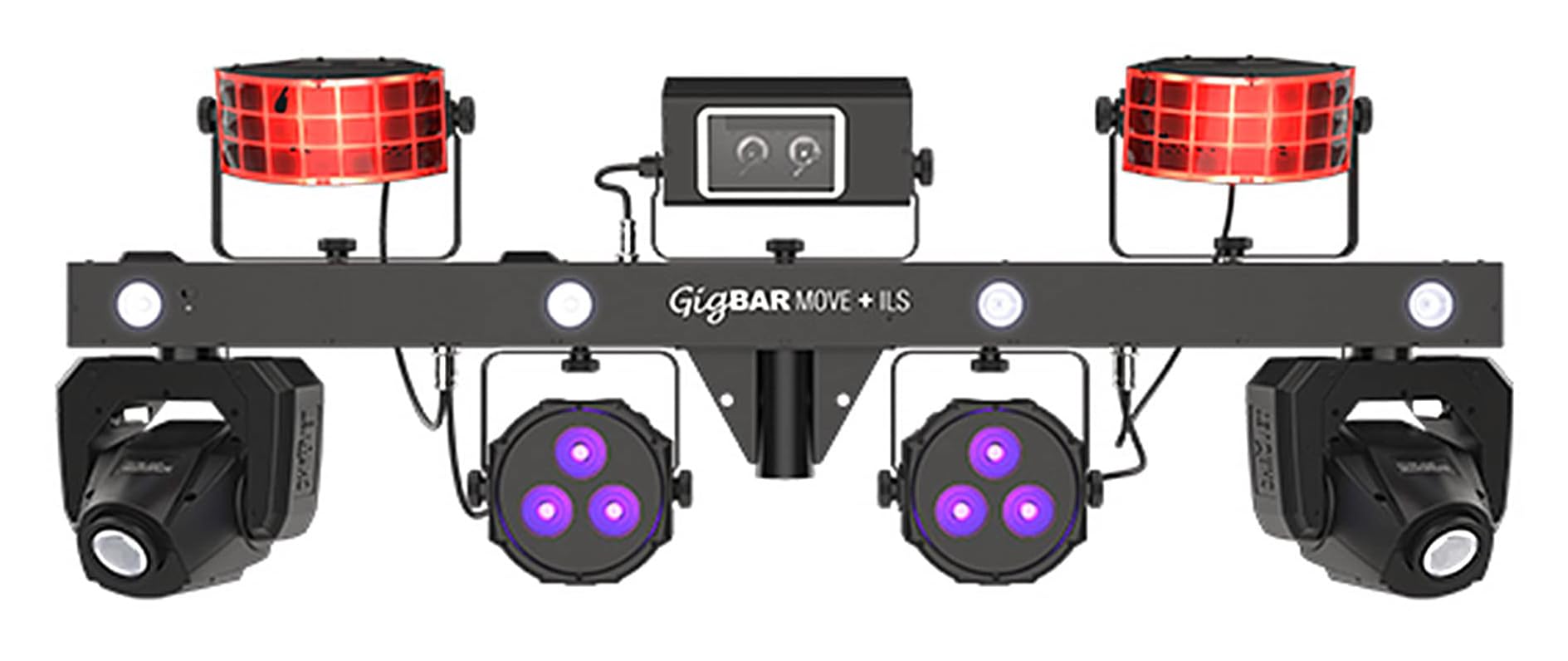 Chauvet GigBAR Move + ILS 5-in-1 Lighting System w/ DMX Cables