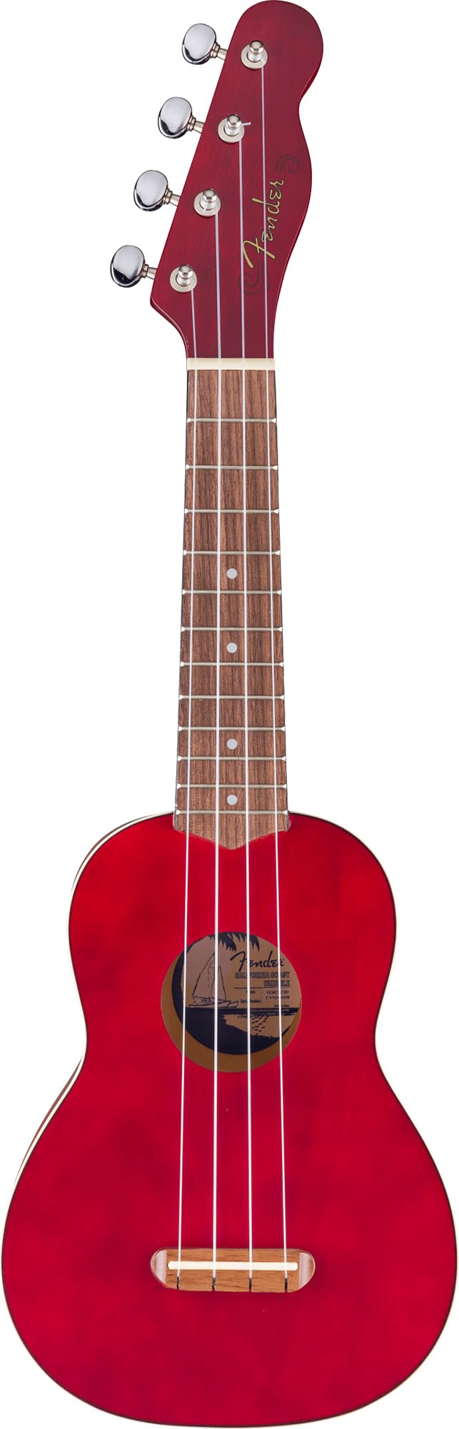 Fender Venice Soprano Ukulele - Cherry