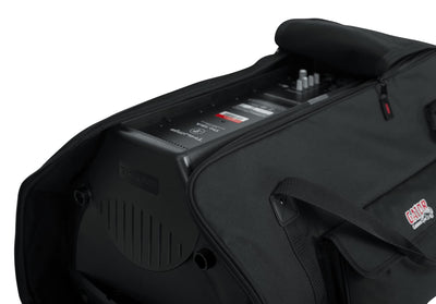 Gator Heavy-Duty Speaker Tote Bag for Compact 15-Inch Speaker Cabinets w/ Instrument Cable
