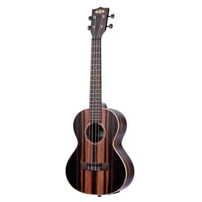 Kala KA-EBY-TE Striped Ebony Tenor Acoustic-Electric Ukulele